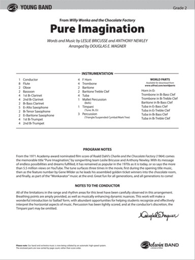 Pure Imagination (from Willy Wonka and the Chocolate Factory): Score