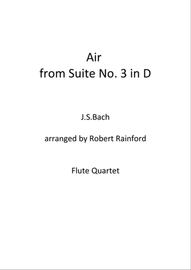 Air from Suite no 3 in D