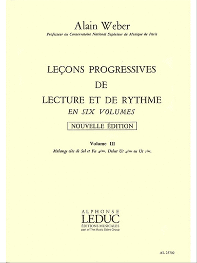Progressive Lessons In Theory And Rhythm (volume 3)