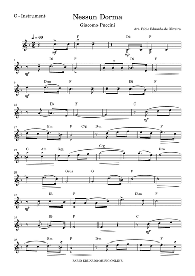 Nessun Dorma (Puccini)