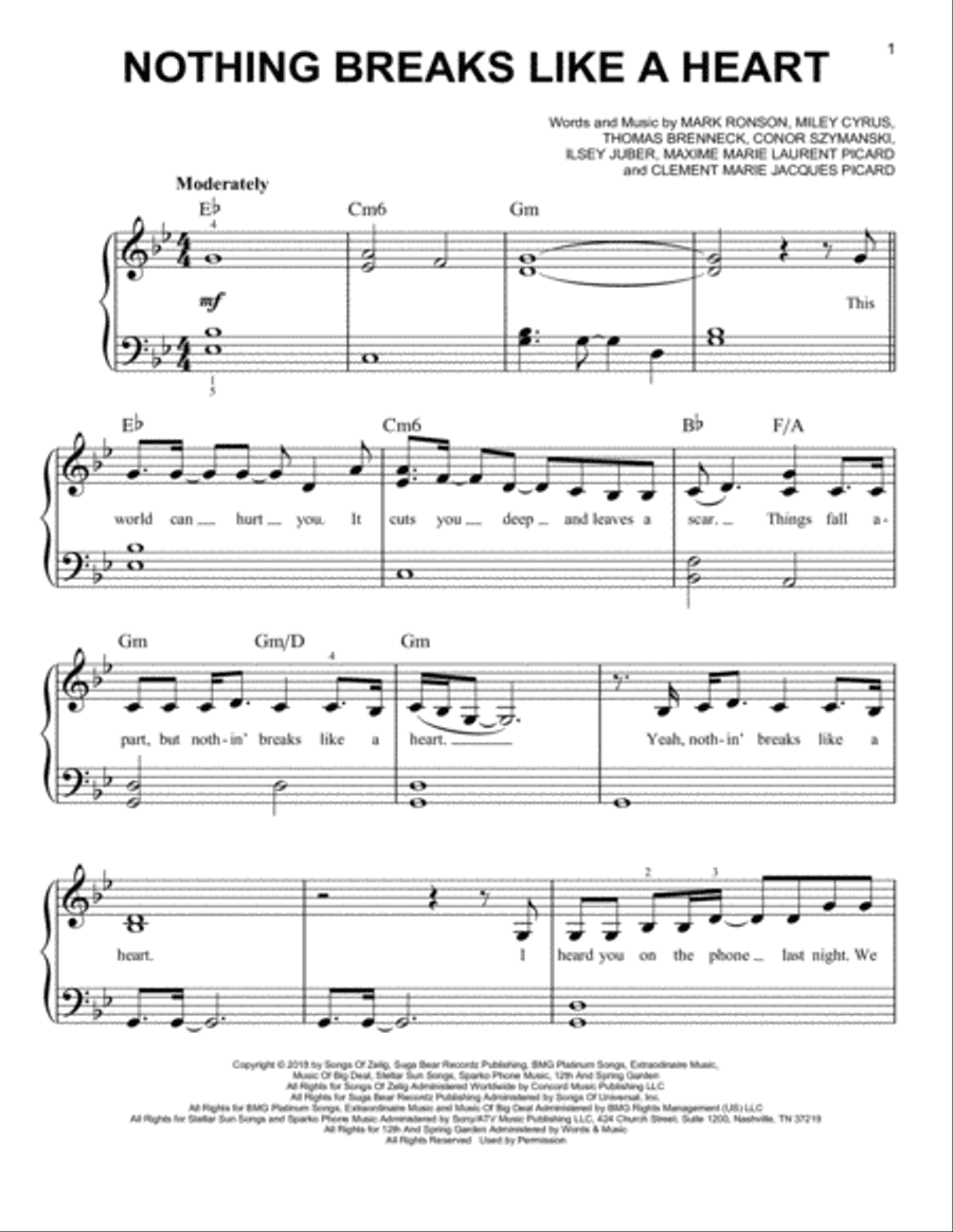 Nothing Breaks Like A Heart (feat. Miley Cyrus)