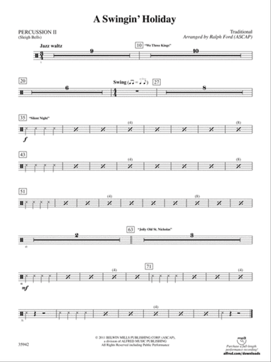 A Swingin' Holiday: 2nd Percussion