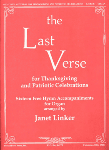 The Last Verse for Thanksgiving & Patriotic