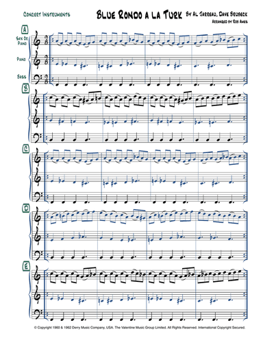 Blue Rondo A La Turk