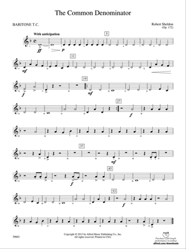 The Common Denominator: Baritone T.C.