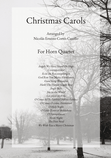 17 Christmas Carols for Horn Quartet