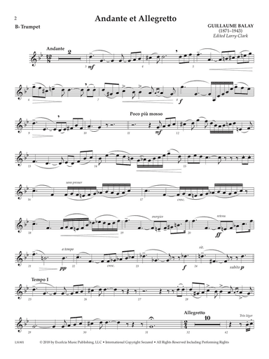 Andante et Allegretto