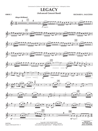 Legacy (Advanced Version) - Oboe 2