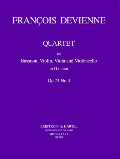 3 Quartets Op. 73