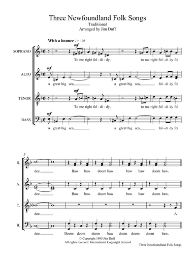 Three Newfoundland Folk Songs