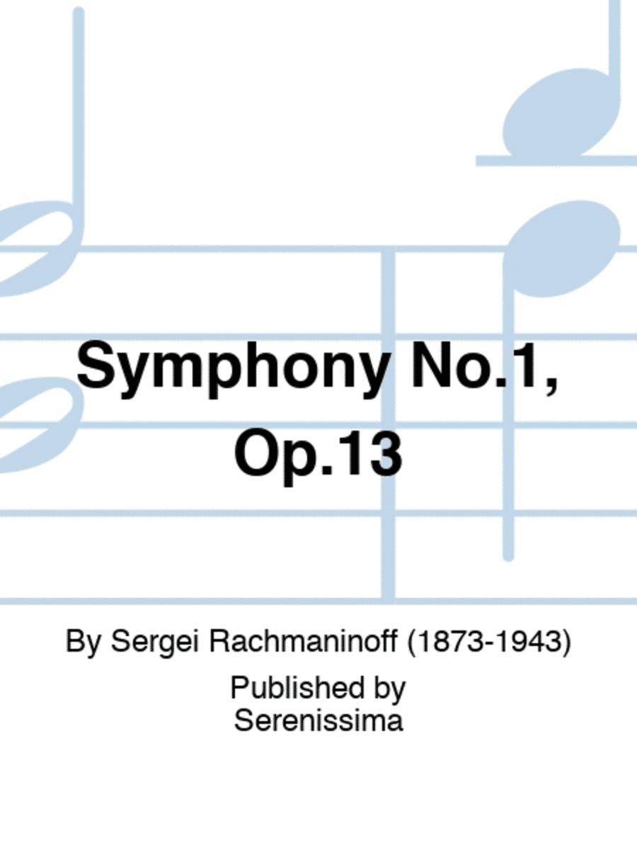Symphony No.1, Op.13