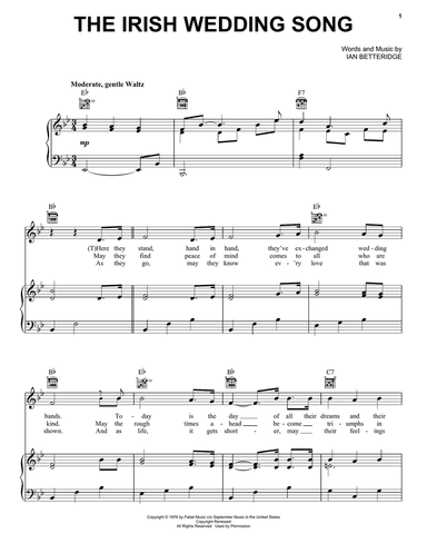 The Irish Wedding Song