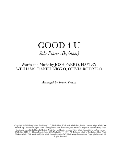 Good 4 U