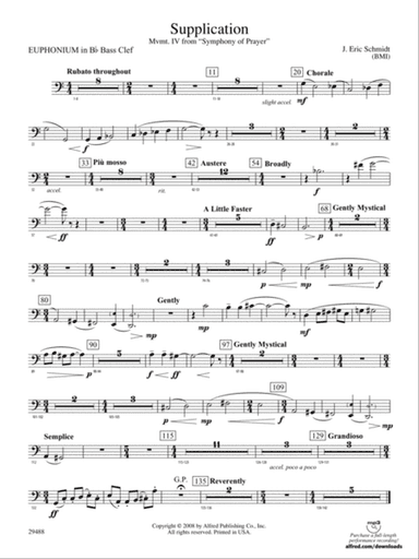 Supplication: (wp) B-flat Baritone B.C.