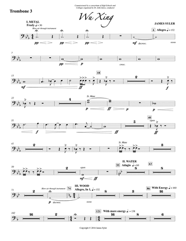 Wu Xing: 3rd Trombone