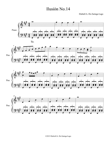 Illusions For Piano No.14