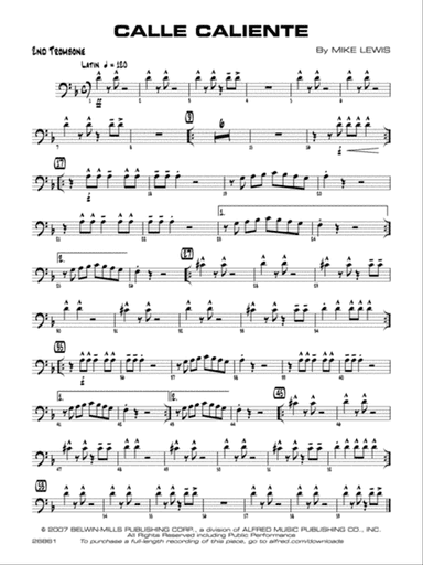 Calle Caliente: 2nd Trombone