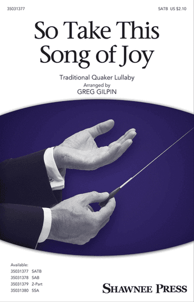 So Take This Song of Joy