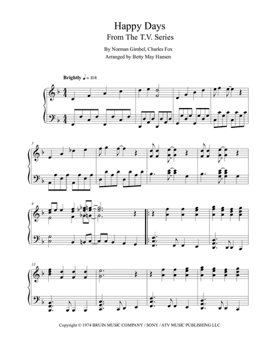 Happy Days Theme