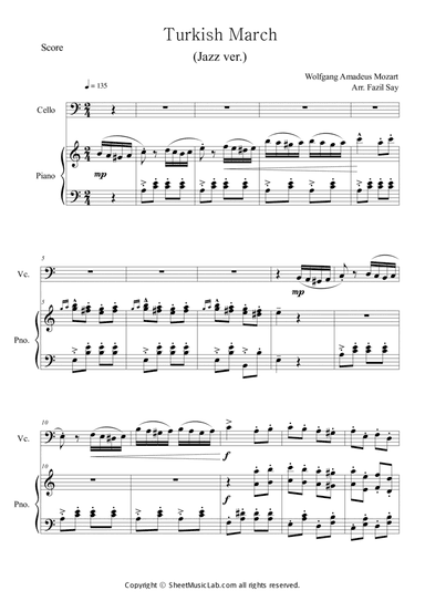 Turkish March Jazz Version