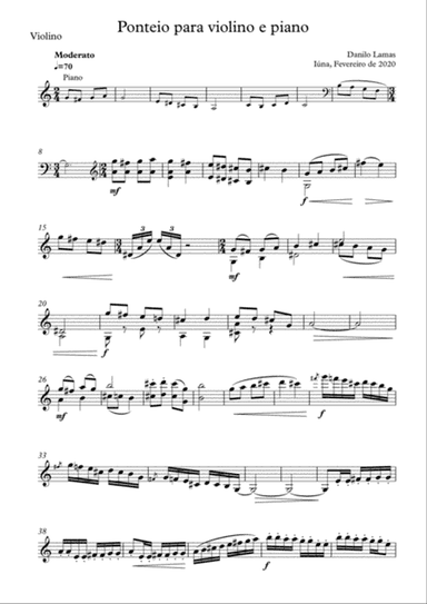 Ponteio - Violin and piano
