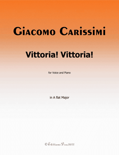Vittoria! Vittoria! by Carissimi, in A flat Major