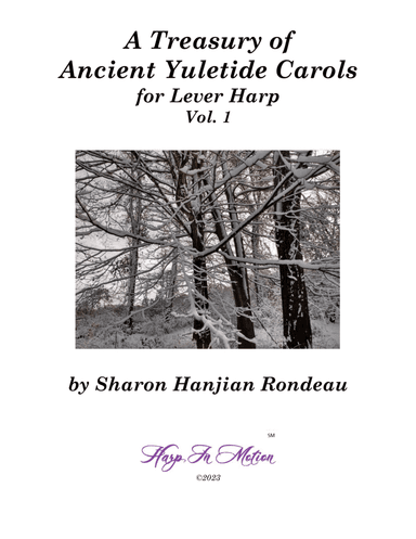 A Treasury of Ancient Yuletide Carols for Lever Harp