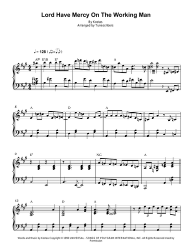 Lord Have Mercy On The Working Man