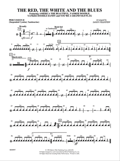 The Red, the White, and the Blues: 2nd Percussion