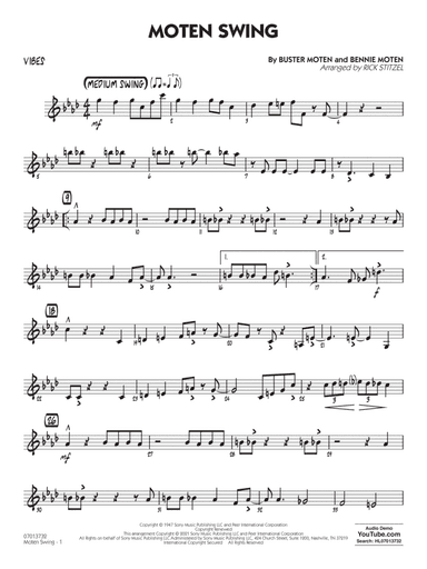 Moten Swing (arr. Rick Stitzel) - Vibes