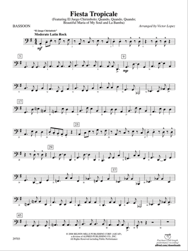 Fiesta Tropicale: Bassoon