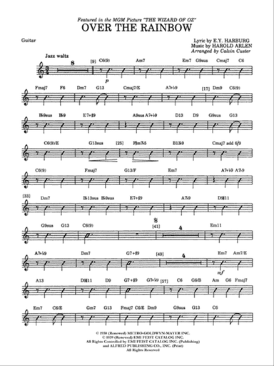 Over the Rainbow: Guitar