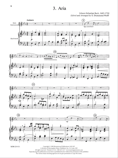 Aria (Bist du bei mir) (Downloadable)