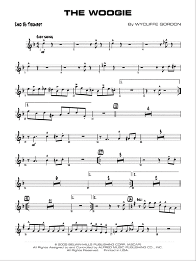 The Woogie: 2nd B-flat Trumpet