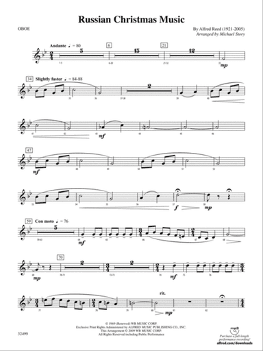 Russian Christmas Music: Oboe