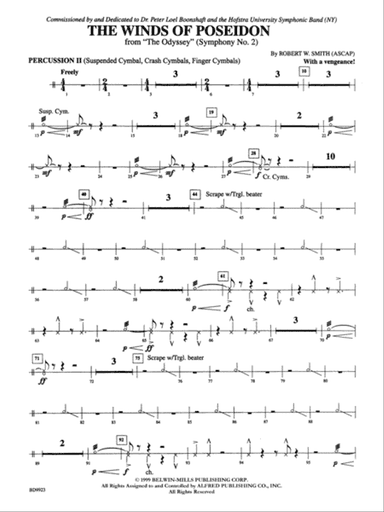 The Winds of Poseidon (from The Odyssey (Symphony No. 2)): 2nd Percussion