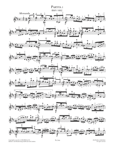 Partita I, BWV 1002