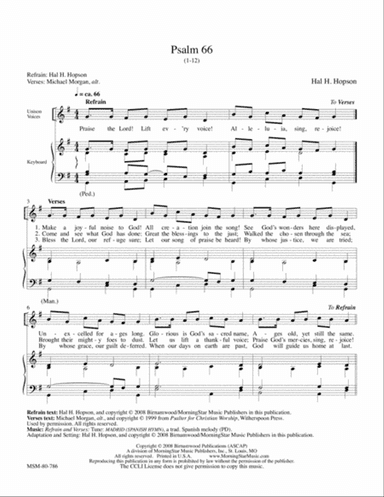 Psalm 66:1-12 (Downloadable)