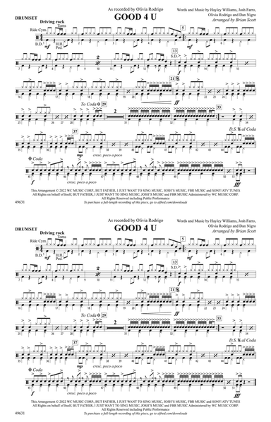 Good 4 U: Drums