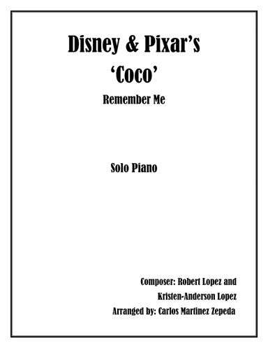 Remember Me (lullaby)