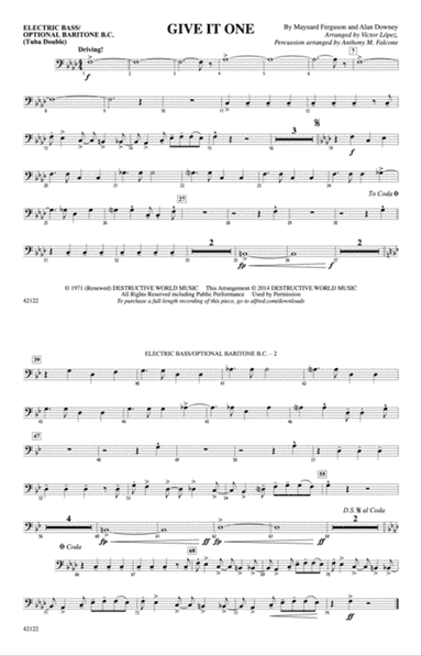 Give It One: Electric Bass