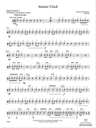Atomic Clock: 2nd Percussion