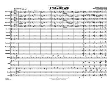 I Remember You (arr. Mark Taylor) - Full Score