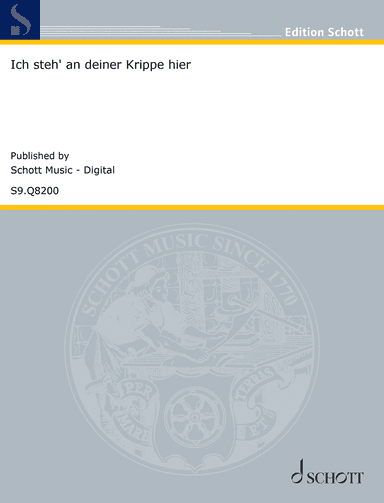 Ich steh' an deiner Krippe hier