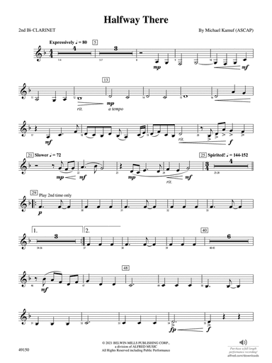 Halfway There: 2nd B-flat Clarinet