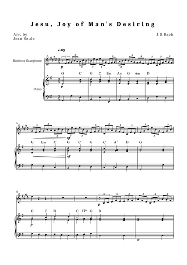 Jesu, Joy of Man's Desiring