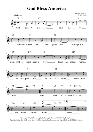 God Bless America ®