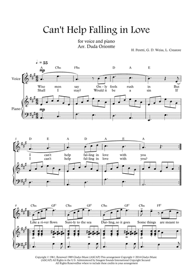 Can't Help Falling In Love