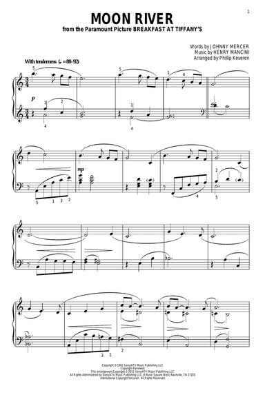 Moon River (arr. Phillip Keveren)
