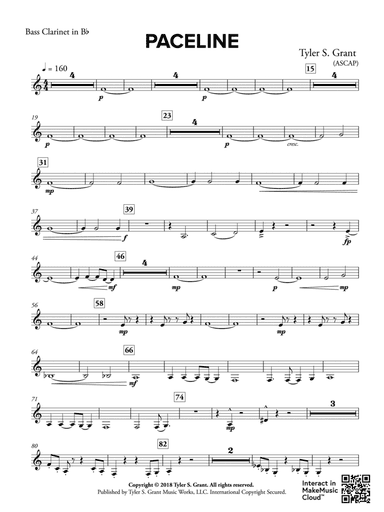 Paceline: Bass Clarinet